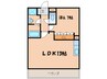 サンハイツⅡ 1LDKの間取り