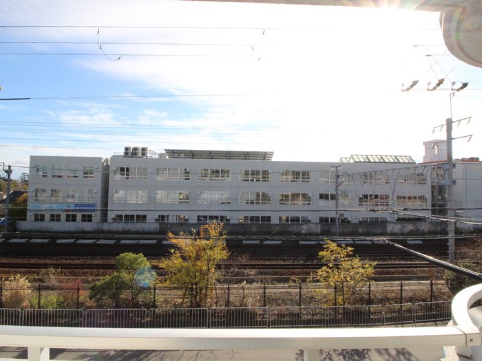 室内からの展望 ロイヤルハイツ夙川