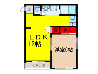 間取図 エルハイム久宝寺