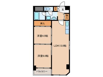 間取図 おおきに大阪天満ｻﾆ-ｱﾊﾟｰﾄﾒﾝﾄ