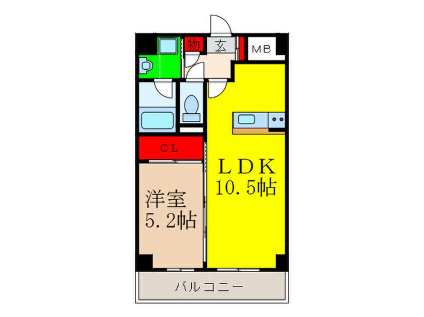 間取図 山崎マンション１４