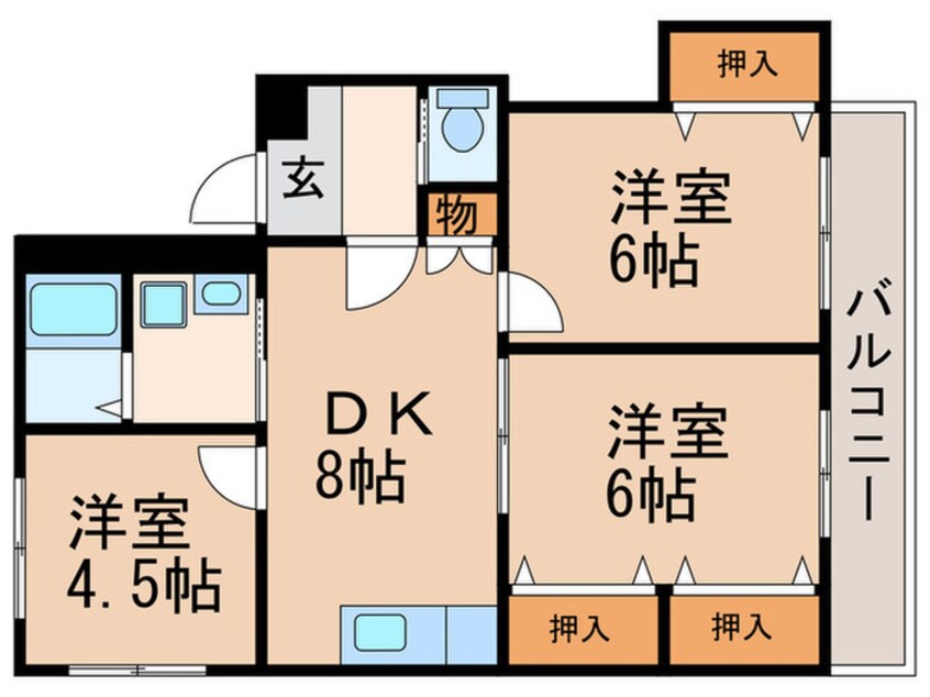 間取図 Fortune Pine