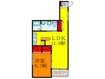 間取図 CRYSTAL花園