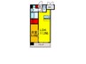 プレジオ森河内ＡＳＩＡＮ 1LDKの間取り