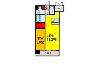間取図 プレジオ森河内ＡＳＩＡＮ