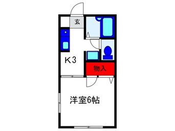 間取図 ゆかりハイツＡ