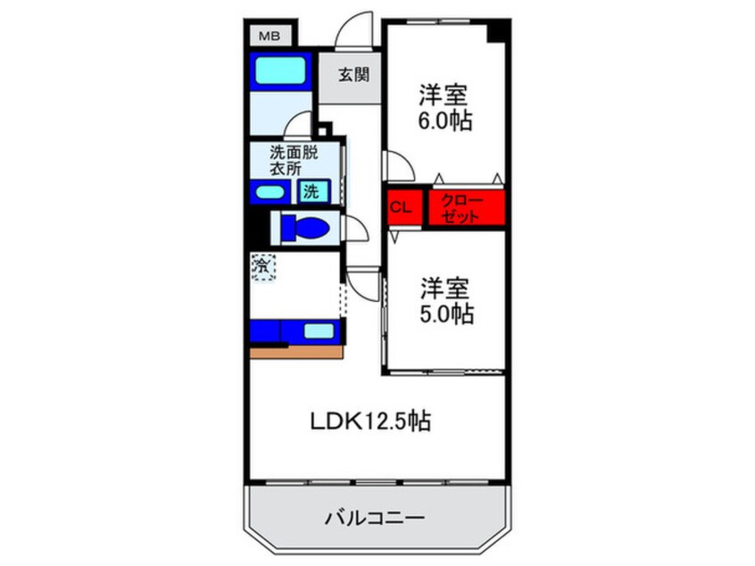 間取図 ホワイトハイツ