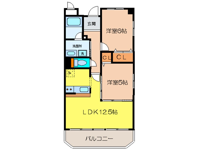 間取図 ホワイトハイツ