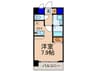 ﾌﾟﾚｻﾝｽ京都四条河原町ﾈｸｽﾃ-ｼﾞ 1Kの間取り