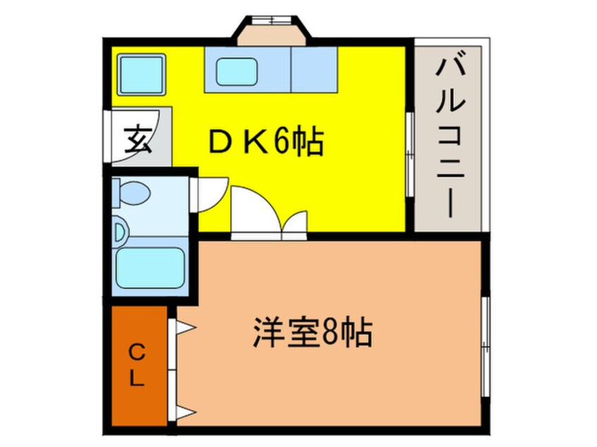 間取図 平野第１ビル