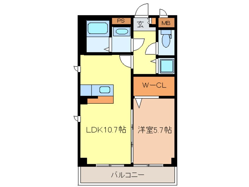 間取図 ラティア土井