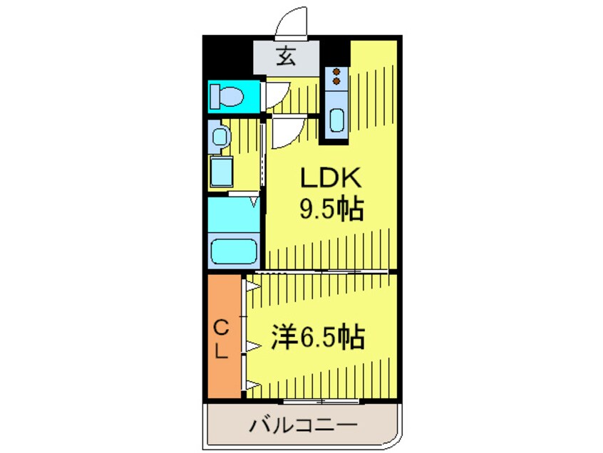 間取図 メゾンリュ－トⅡ番館