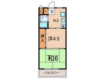 間取図 カ－サオカザキＡ