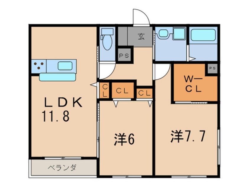 間取図 アイランド西宮
