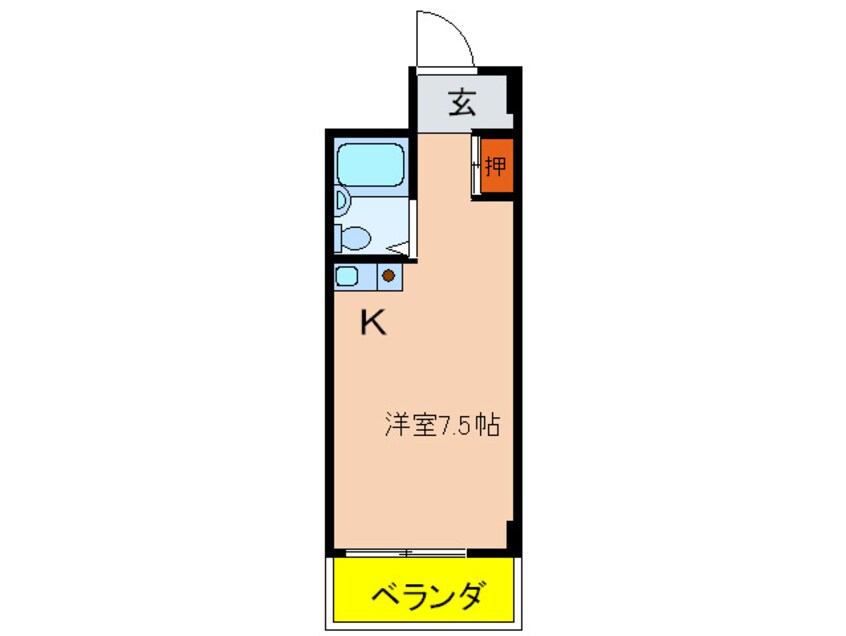 間取図 リバ－サイドモリシゲ