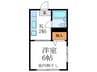 石井ハイツ 1Kの間取り