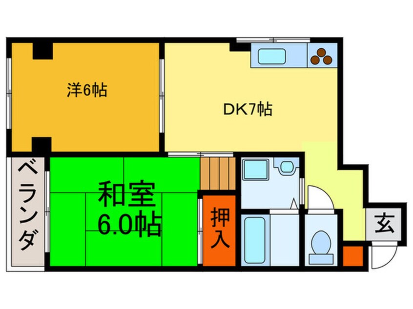 間取図 ケインズ深江橋