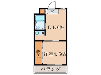 間取図 カ－サオカザキＢ