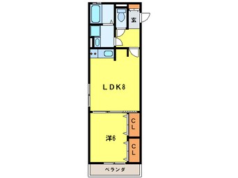 間取図 ボヌビ－宝塚