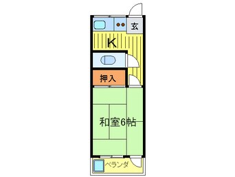 間取図 ナカムラニュ－ハイツ