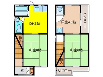 間取図 池田新町貸家