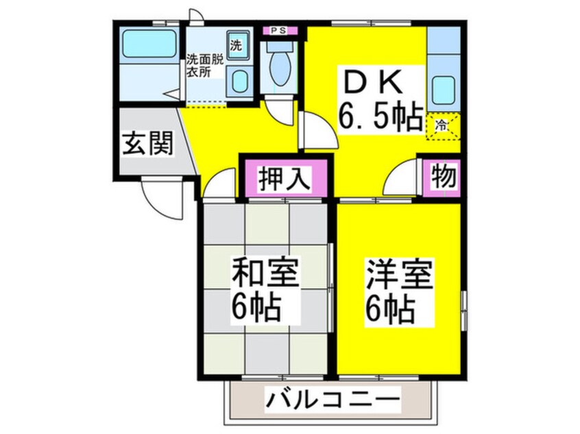 間取図 プレミールハイツ