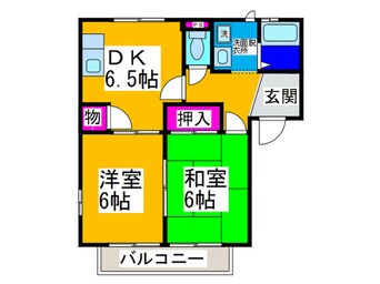 間取図 プレミールハイツ