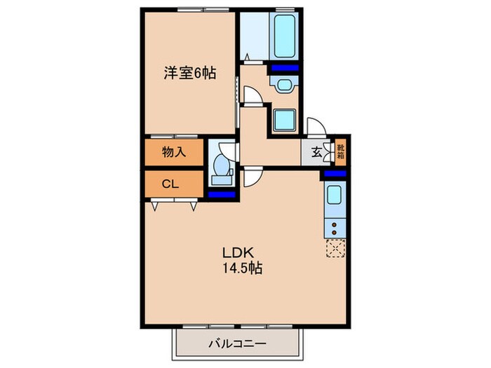 間取り図 ヴェーデルⅠ
