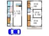 西京区大枝塚原町 3LDKの間取り