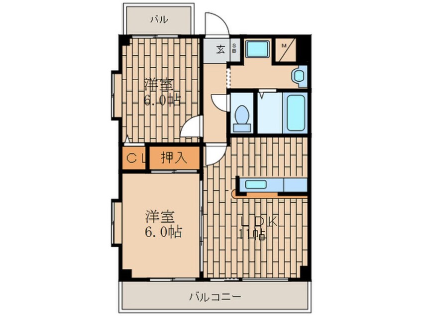 間取図 トヨサンマンション
