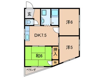 間取図 タイガースマンション