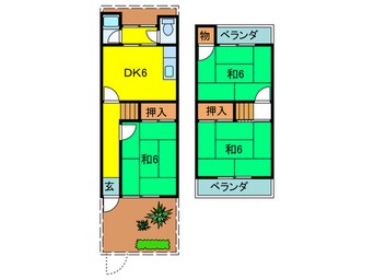 間取図 ミチハタハイツ７戸１