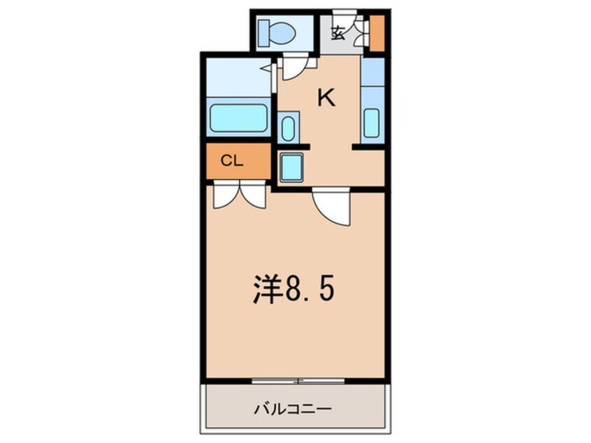 間取図 リッチライフ甲子園Ⅱ