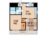 小橋丸大ビル 2DKの間取り