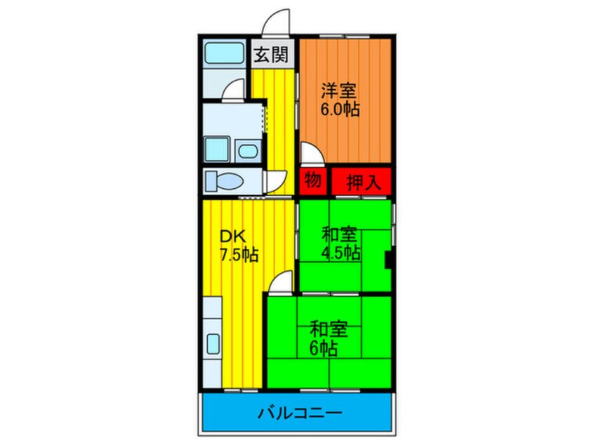 間取図 小川弐番館