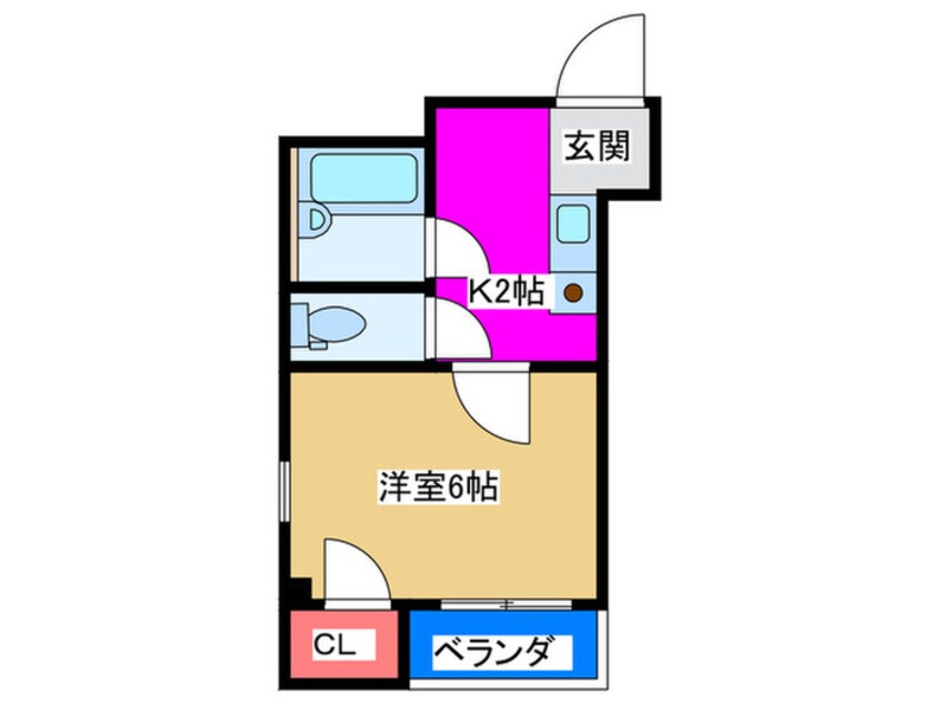 間取図 リバティ旭