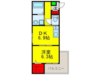 間取図 Ａｌｆｉｎｅ．Ｓ