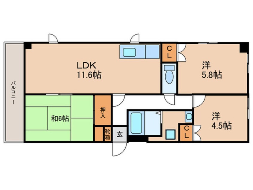 間取図 さとうⅢ