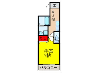 間取図 フジパレス柴島Ⅱ番館