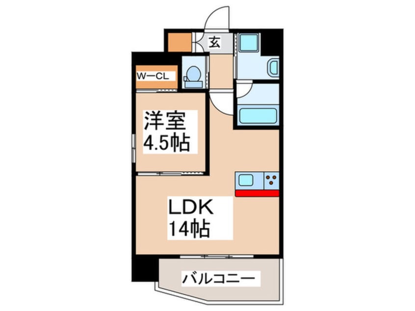 間取図 プレジオ九条