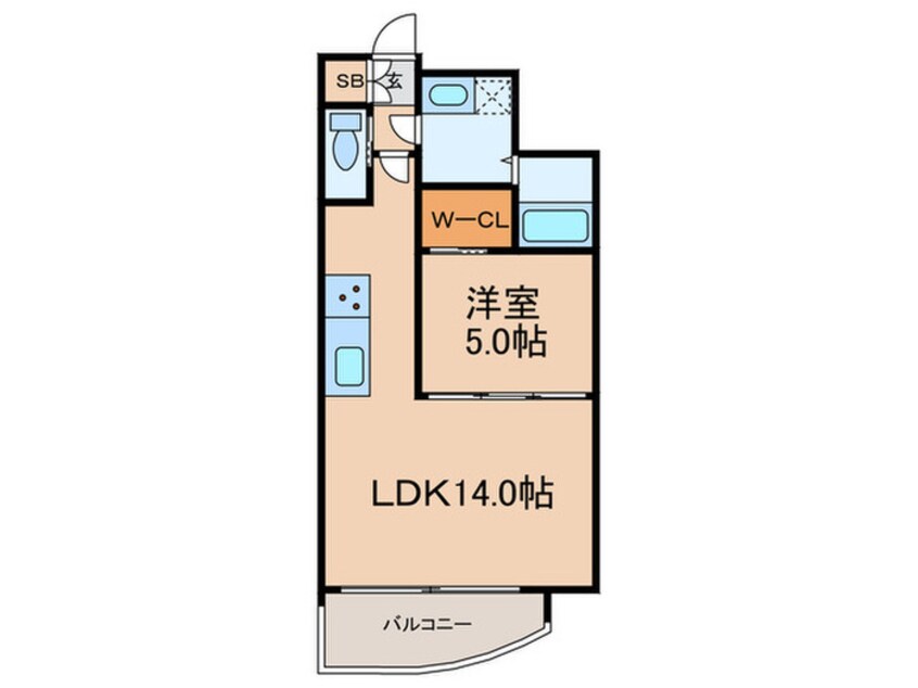 間取図 プレジオ九条