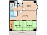 アトレOSマンション 3LDKの間取り