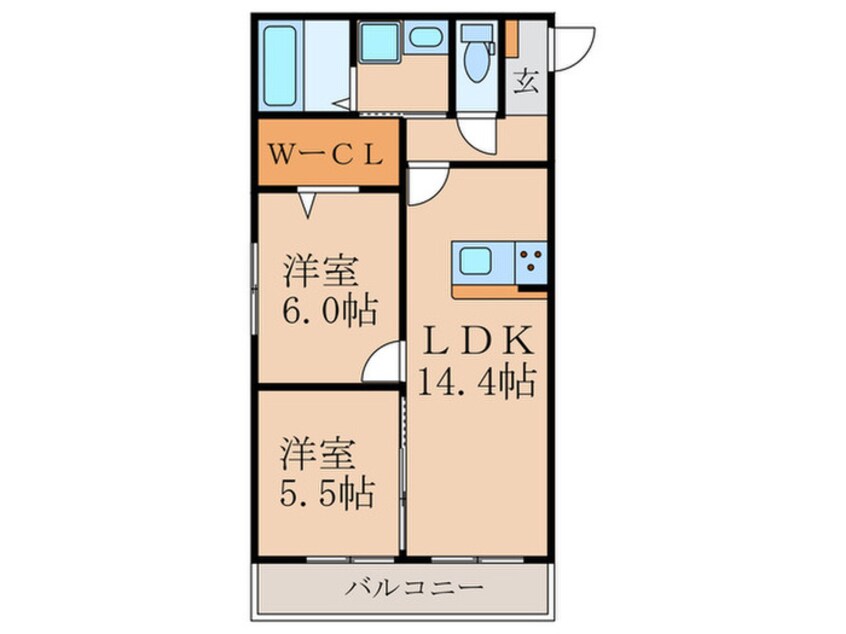 間取図 ハートフルマンション壱乃穂