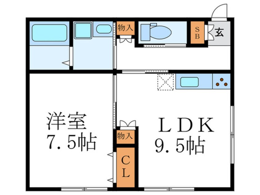 間取図 阪急アパート