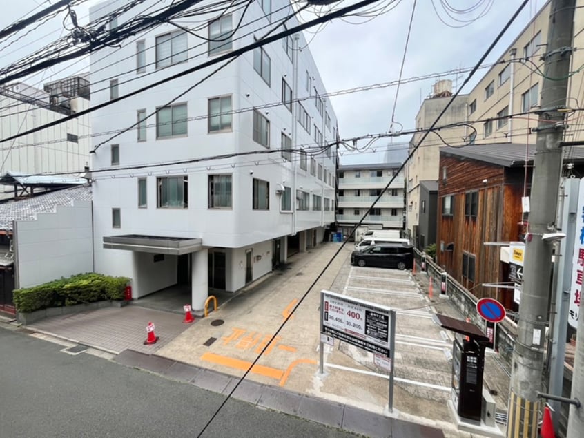 室内からの展望 阪急アパート