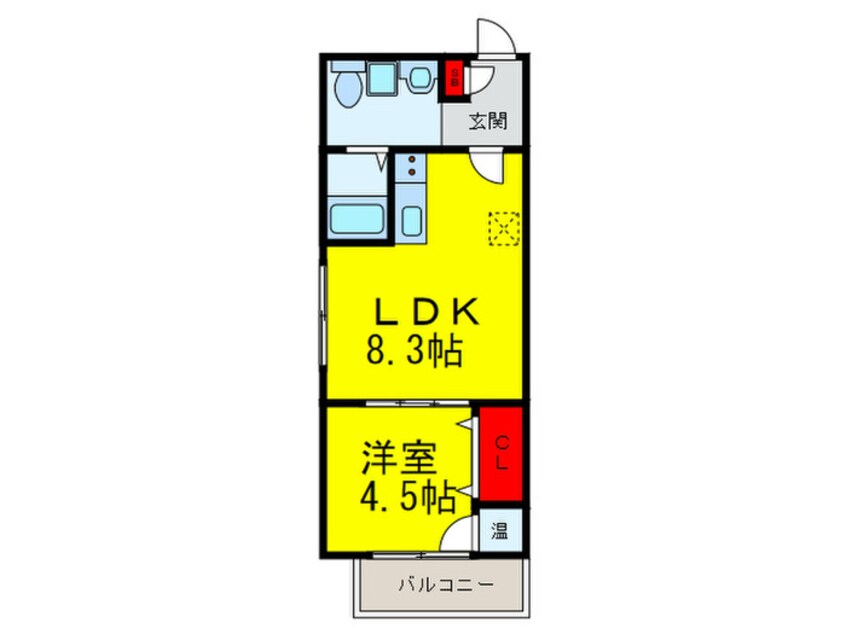 間取図 FmaisonLibleⅡ