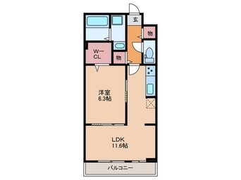 間取図 ベル　ハイネス