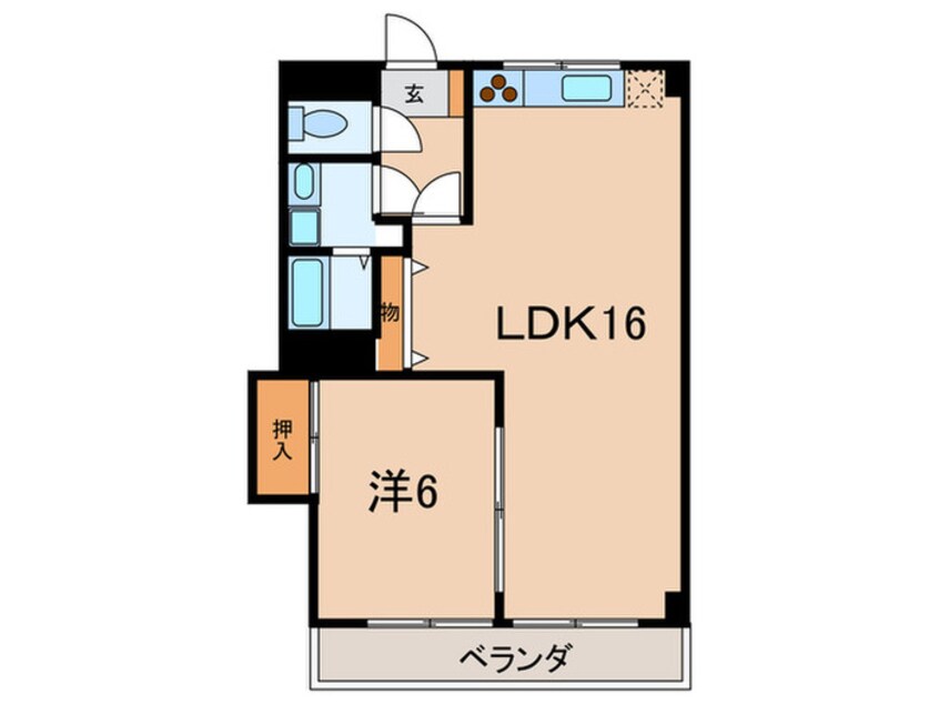 間取図 ビオト－プ芦屋