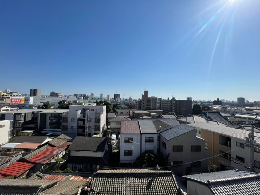 室内からの展望 三恵上新庄ハイツ