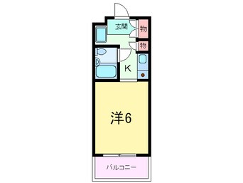 間取図 カサベラ岡本(507)